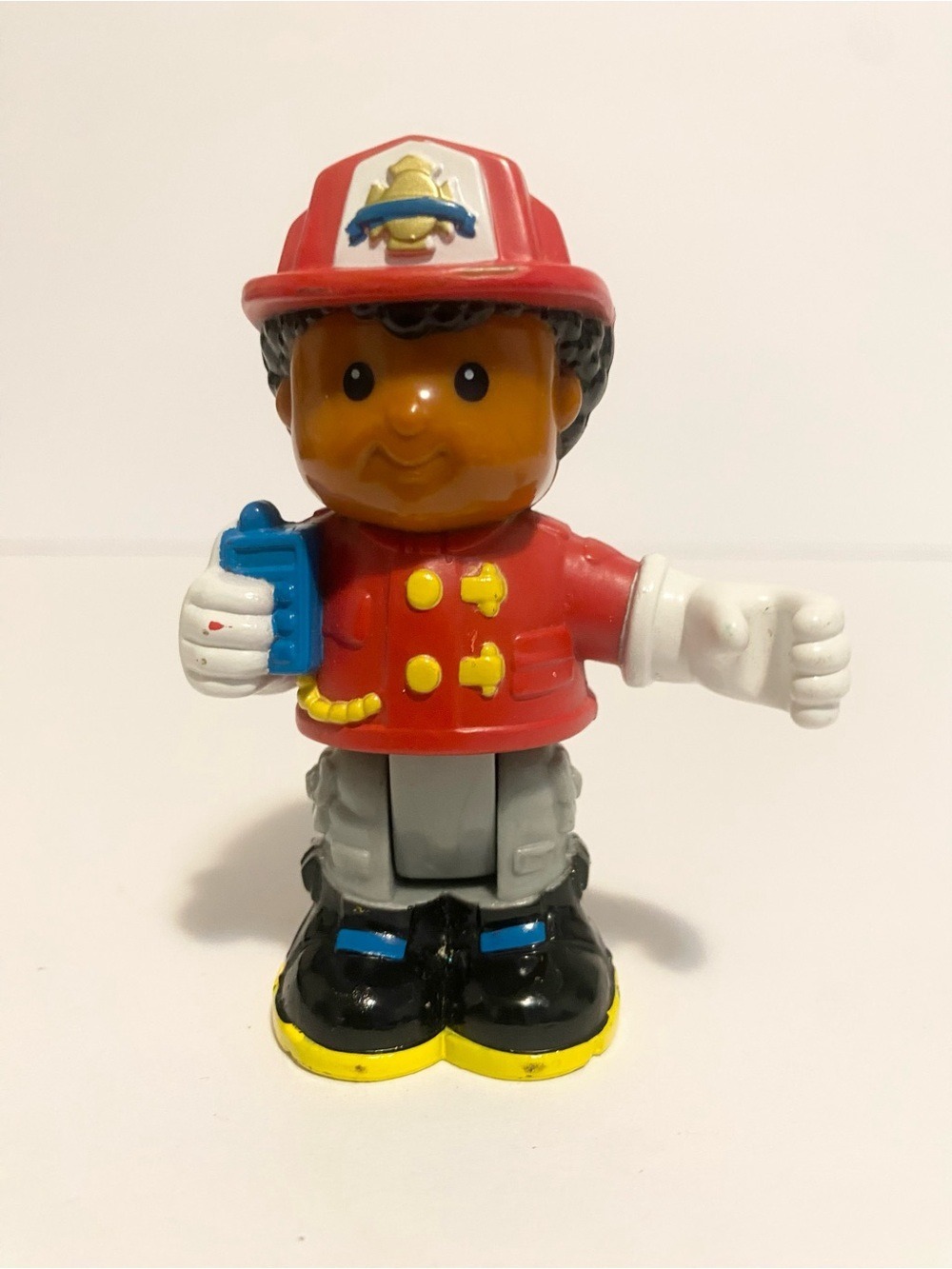 Little People Bendable Fire Fighter Man Vintage Fisher Price Toy  4/$20 🛑